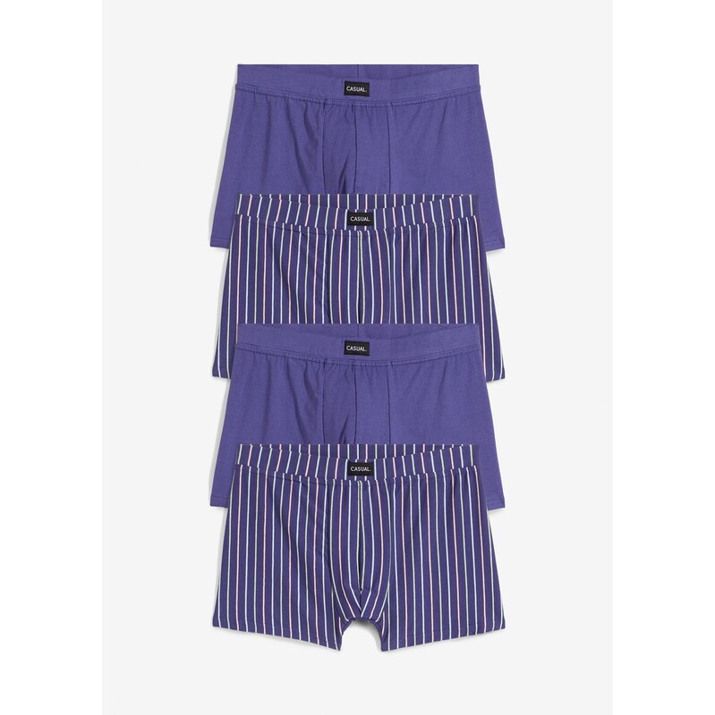 bonprix Boxerky, úzke (4 ks v balení), farba modrá 63894197