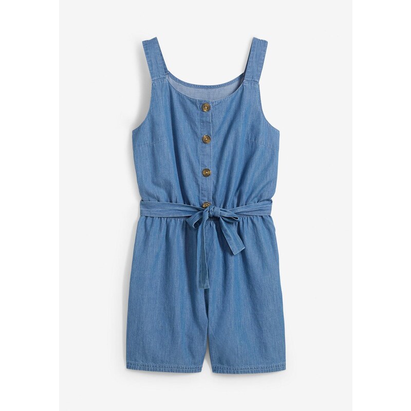 bonprix Džínsový overal z padavej bavlny, farba modrá 63894370