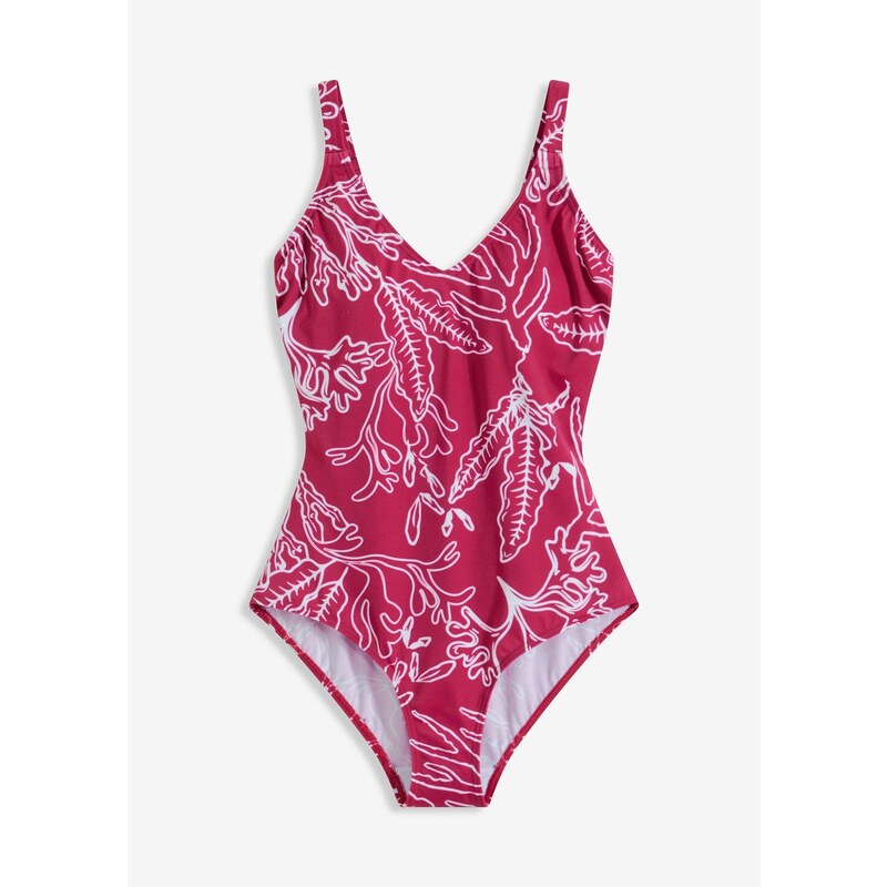 bonprix Jednodielne plavky, farba červená 63894378