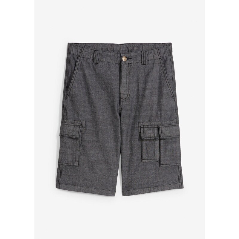 bonprix Kapsáčové šortky, Regular Fit, farba čierna 63894434