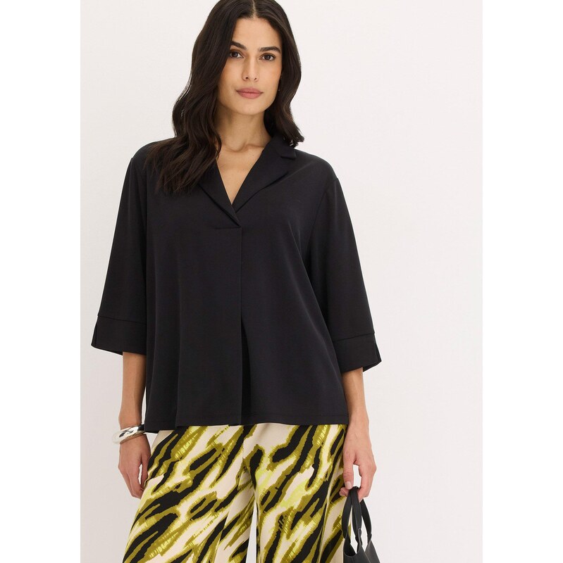 bonprix Úpletová tunika z padavého viskózového materiálu piké, farba 63894264