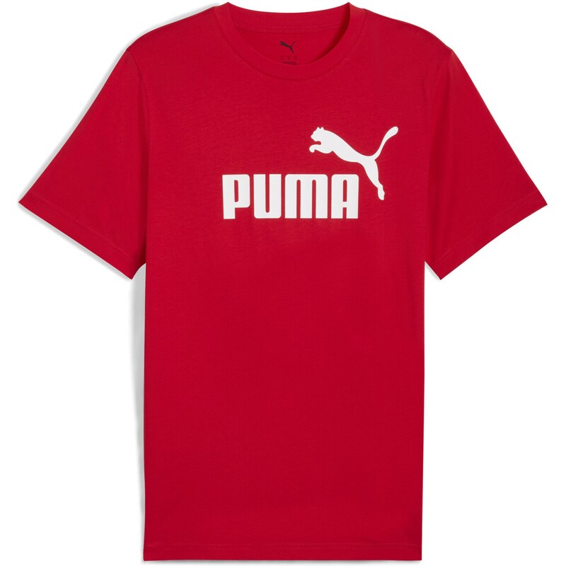 PUMA Funkčné tričko Essentials No. 1 krvavo červená / biela 63898253