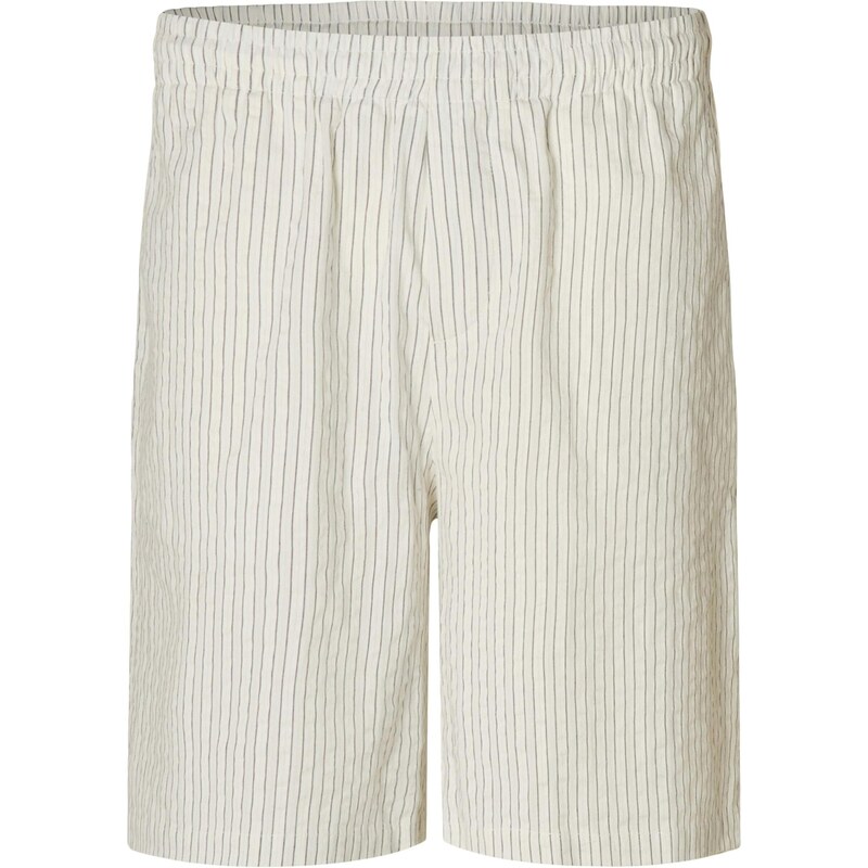 SELECTED Nohavice SLHAce krémová / námornícka modrá 63898321