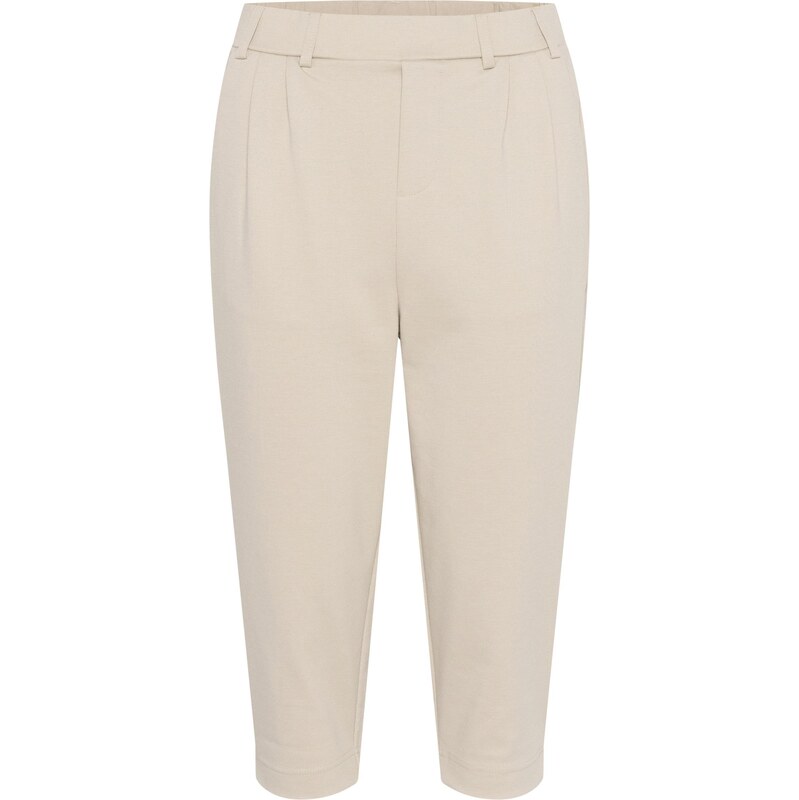 Kaffe Plisované nohavice KAjenny sivobéžová 63956734