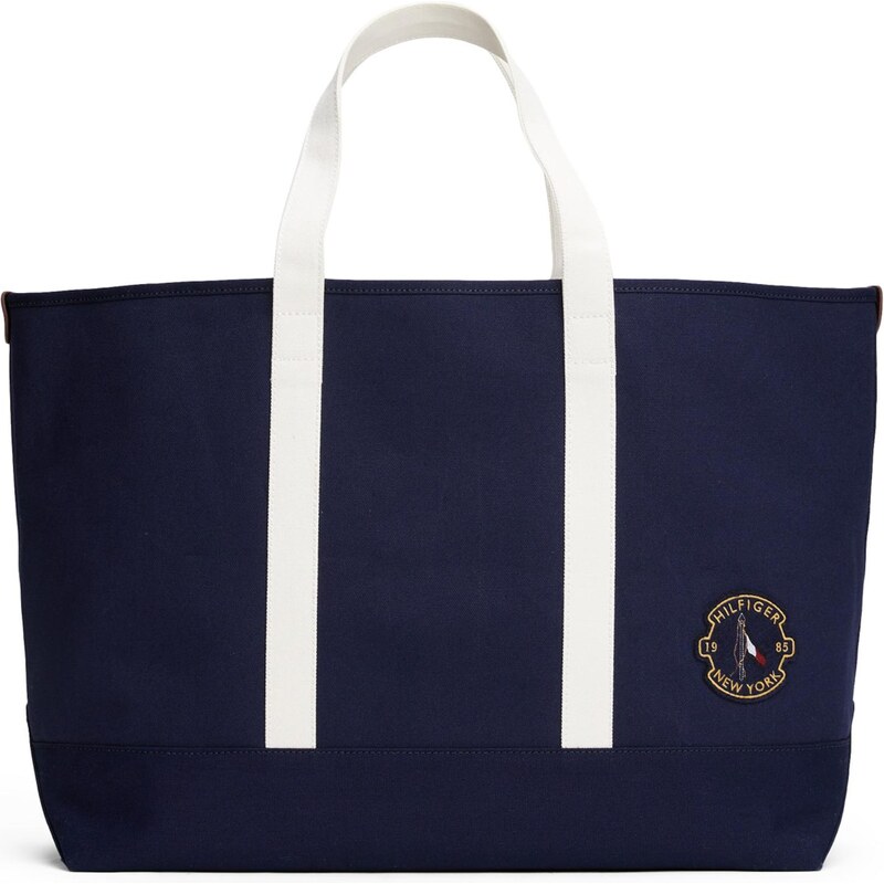 TOMMY HILFIGER Shopper SUMMER námornícka modrá / biela 63898369