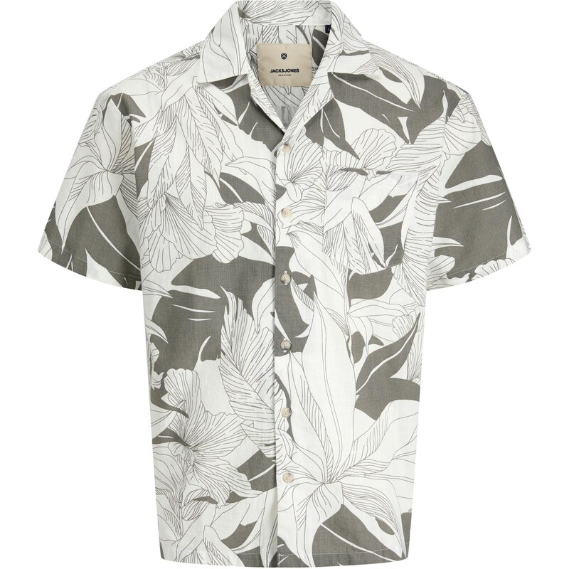 Jack & Jones Premium Košeľa JPRBLUBahamas tmavosivá / biela 63939523