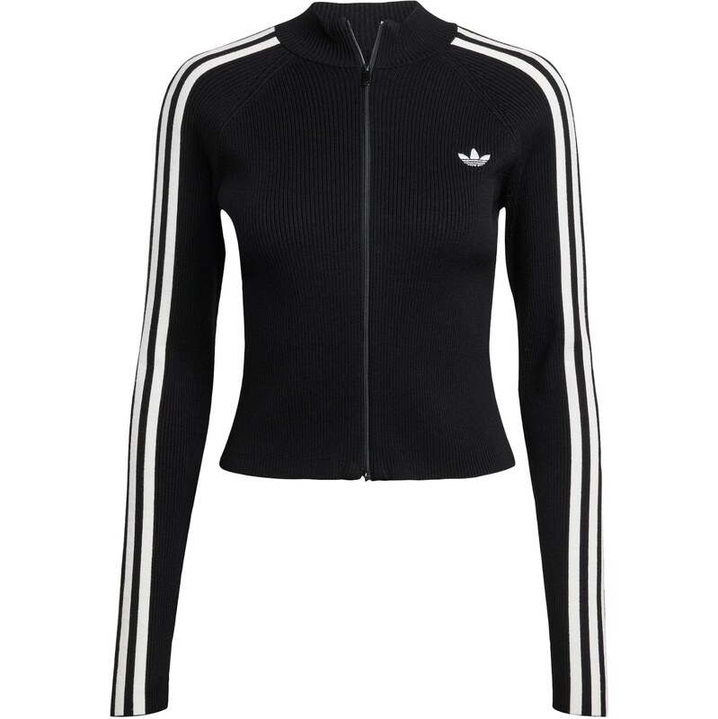 ADIDAS ORIGINALS Kardigán Adicolor čierna / biela 64382776