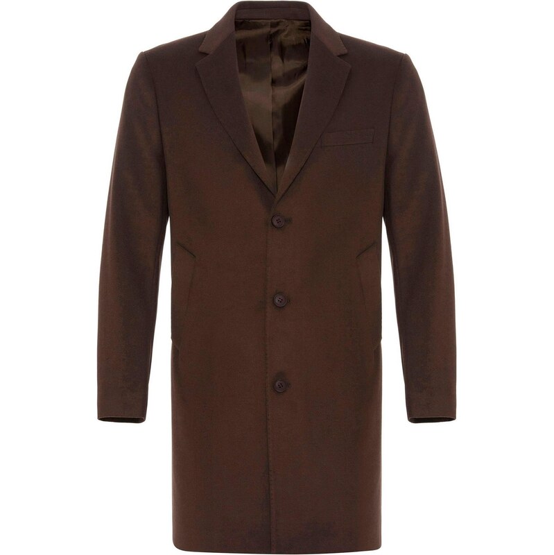 Antioch Prechodný kabát tmavohnedá 65653869