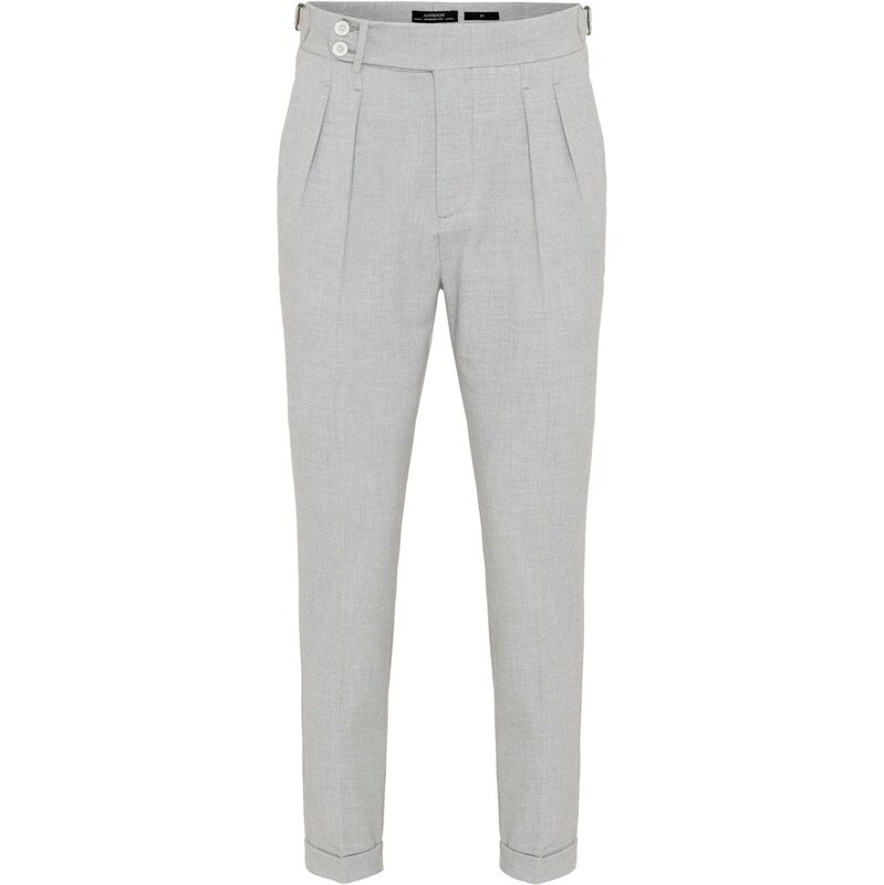 Antioch Plisované nohavice sivá 65653889