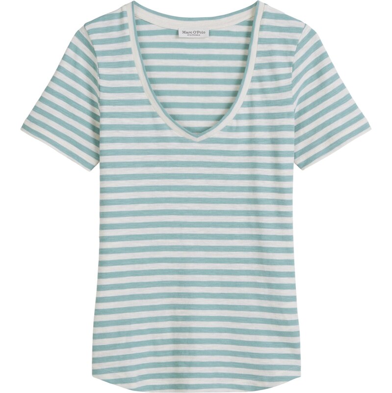 Marc OPolo Tričko petrolejová / biela 63898323