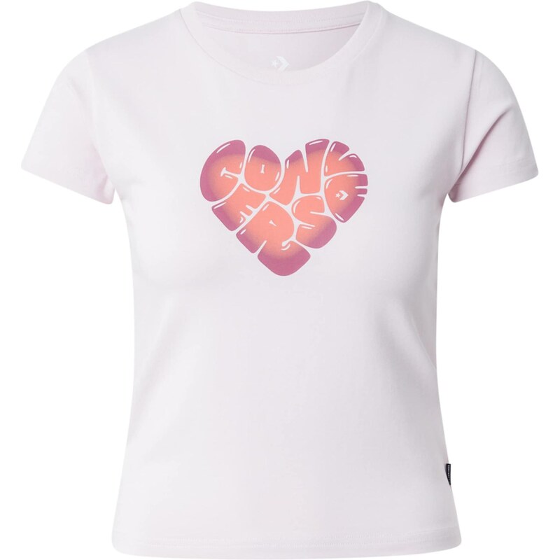 CONVERSE Tričko HEART fialová / oranžová / rosé 63898521