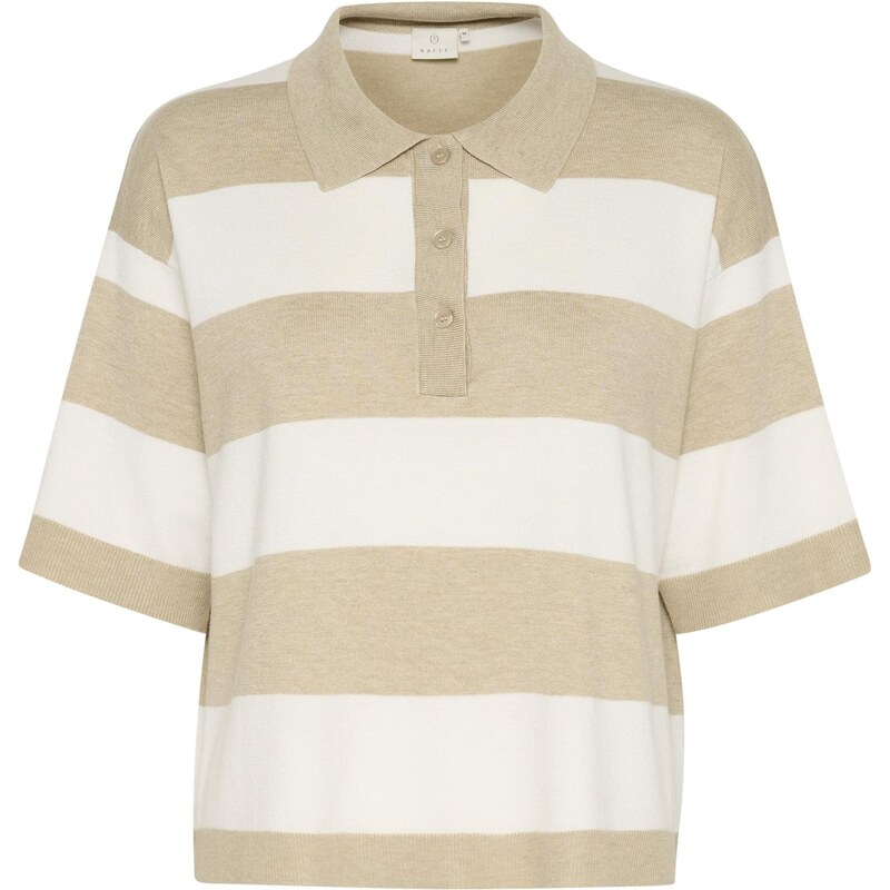 Kaffe Sveter KALizza béžová / biela 63898344