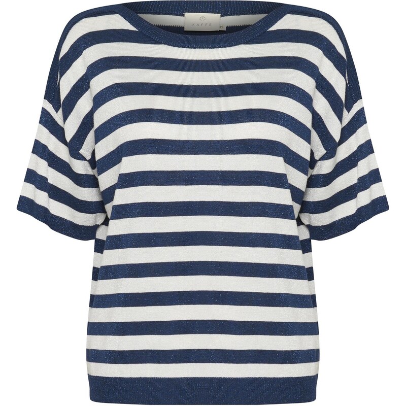 Kaffe Sveter Regina námornícka modrá / biela 63898350