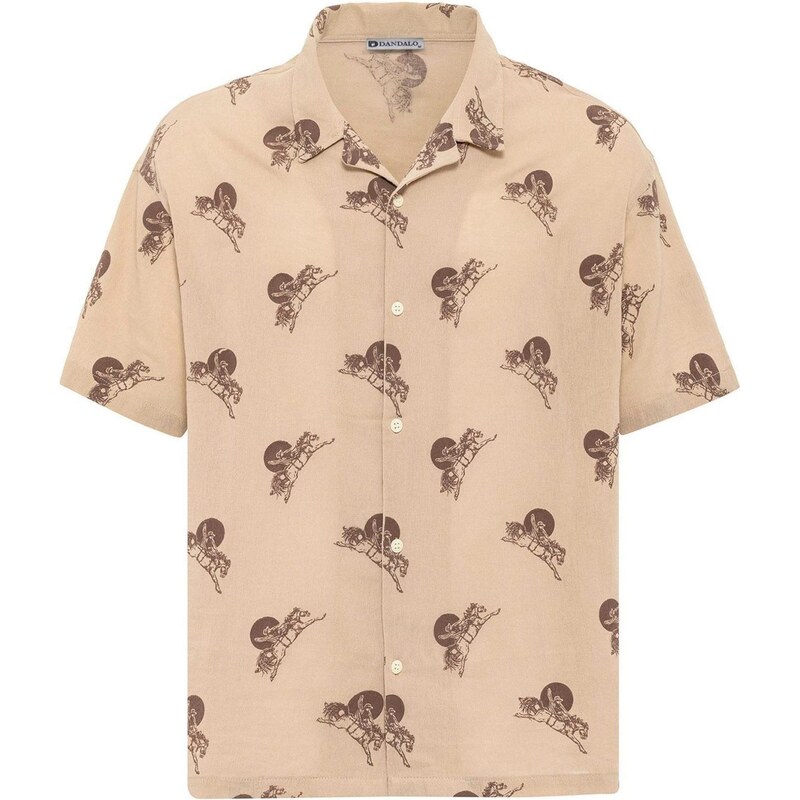 Dandalo Košeľa béžová / hnedá 65654070