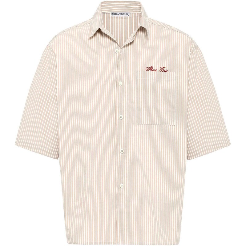 Dandalo Košeľa béžová / červená / biela 65654105