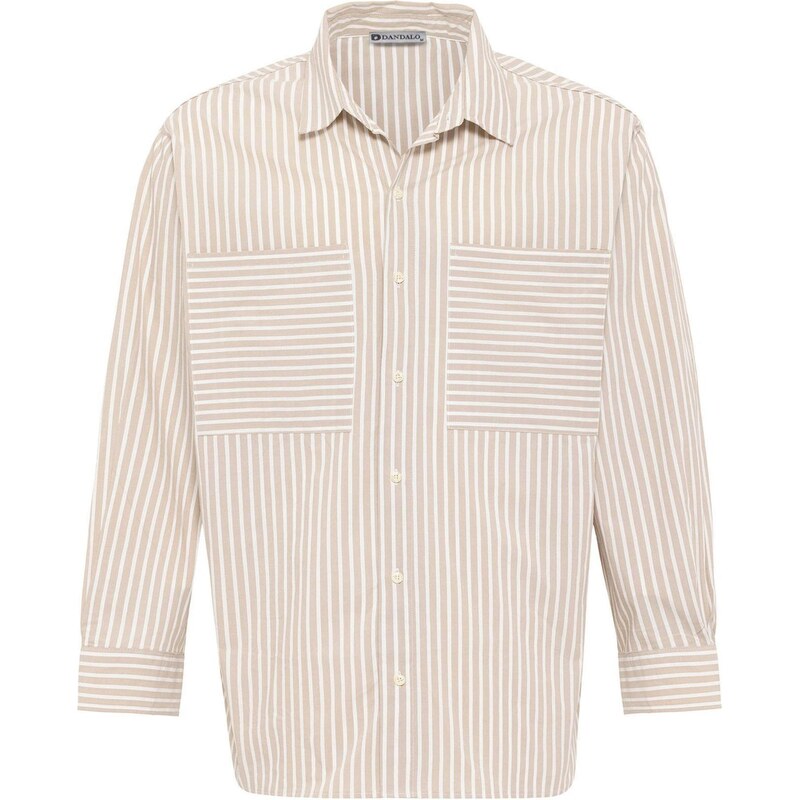 Dandalo Košeľa béžová / biela 65654111
