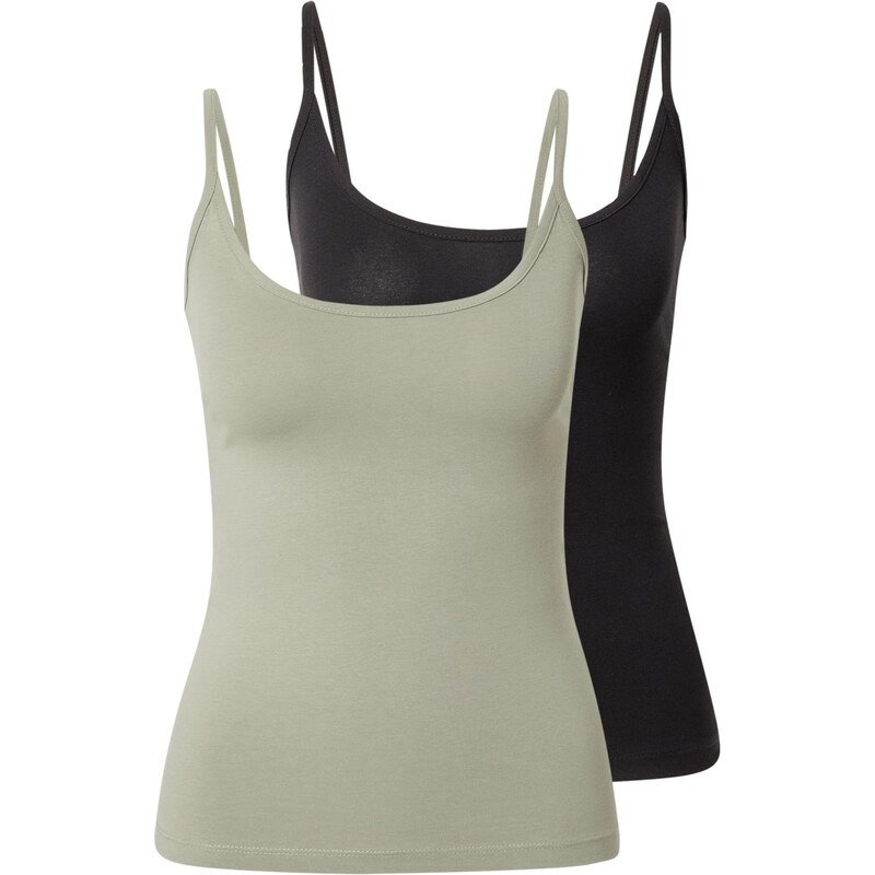 ABOUT YOU Top Ria svetlozelená / čierna 66008174