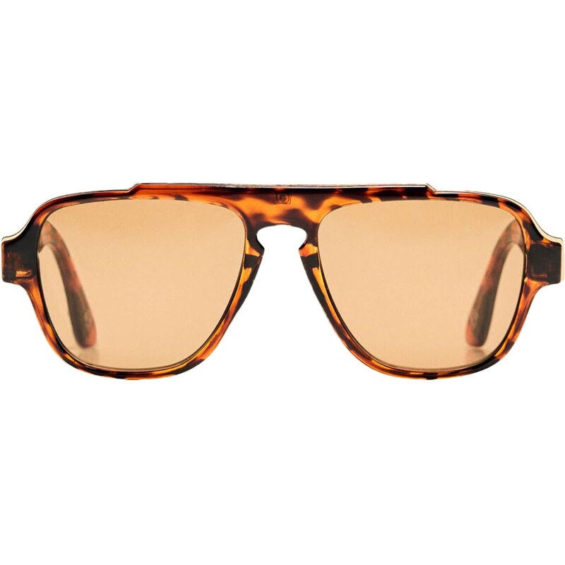 Bershka Slnečné okuliare karamelová / koňaková / tmavohnedá / čierna 65880152