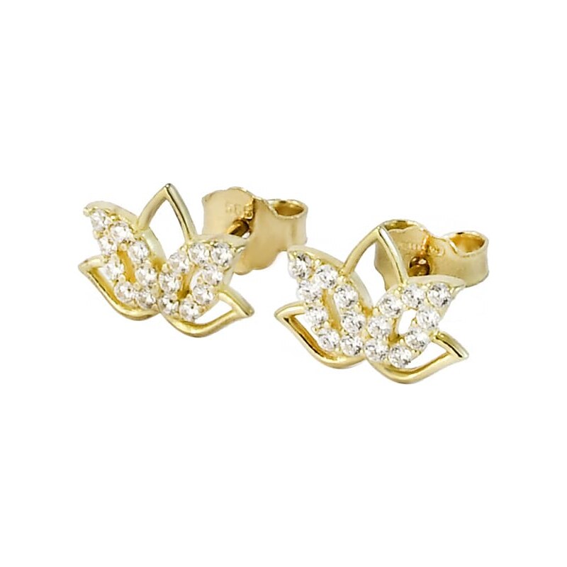 Zlaté náušnice Glare 354 63905248