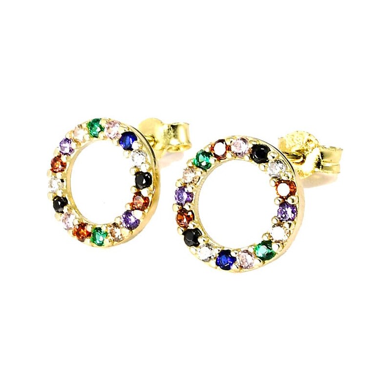 Zlaté náušnice Glare 360 63908442