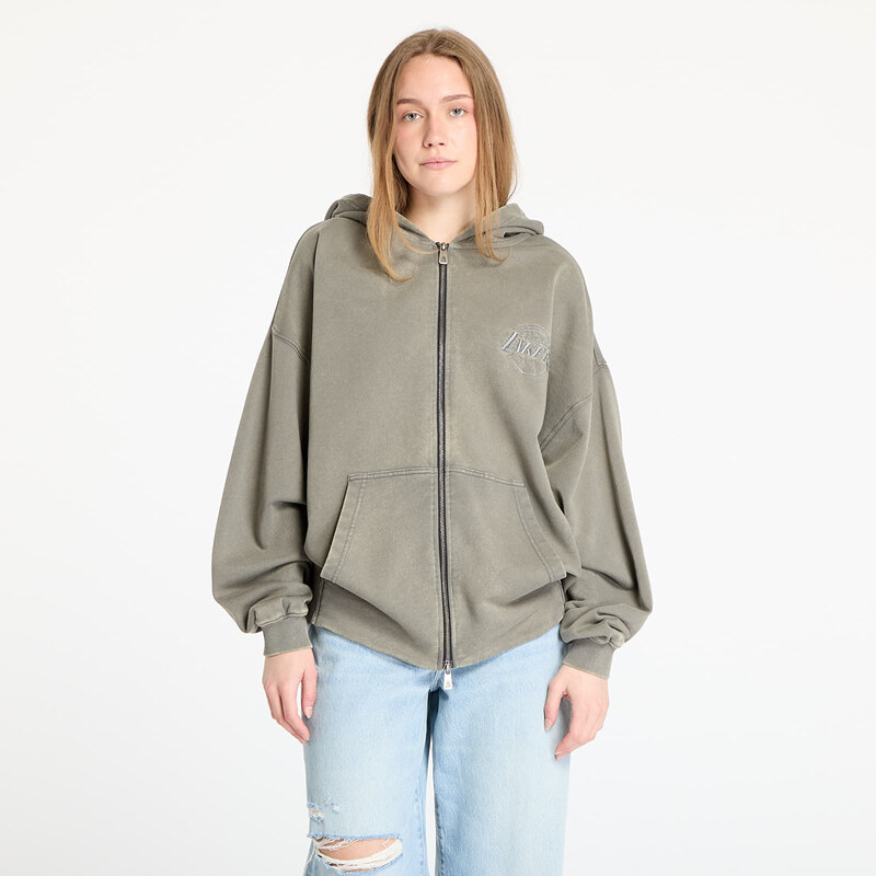 Mikina New Era Los Angeles Lakers Washed Full Zip UNISEX Ahg S 63912330