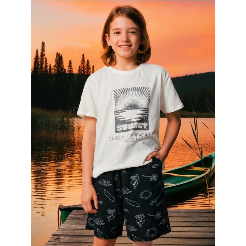 Sinsay - Teplákové šortky - čierna 65748963