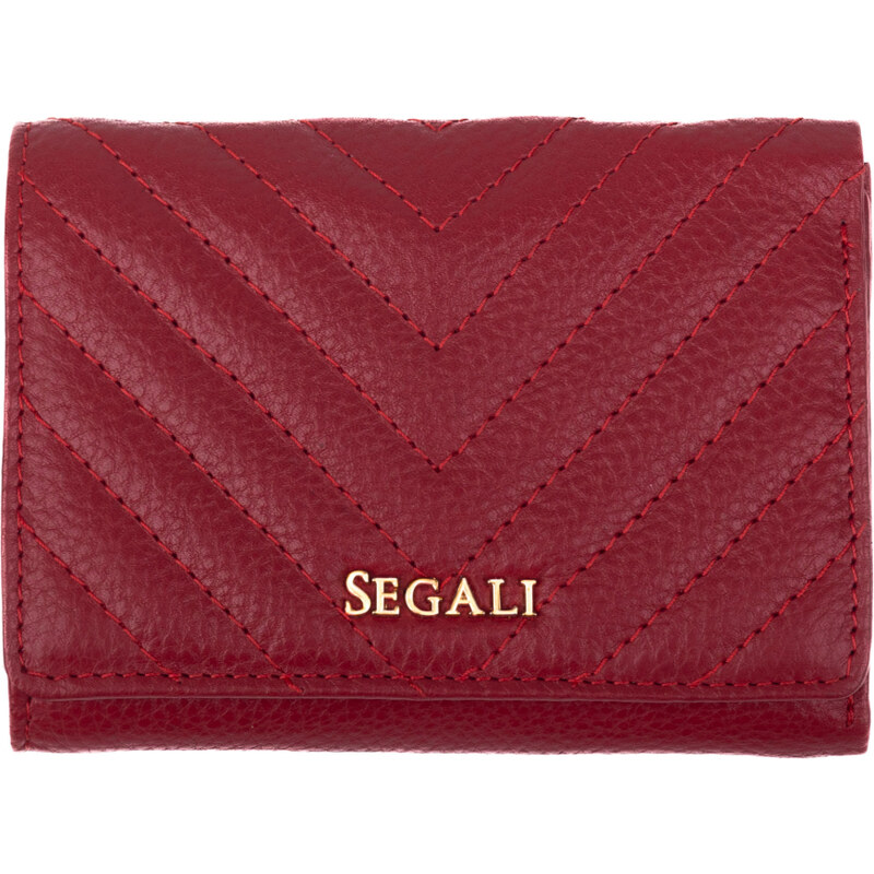 SEGALI Dámska kožená peňaženka 50514 red 66590161