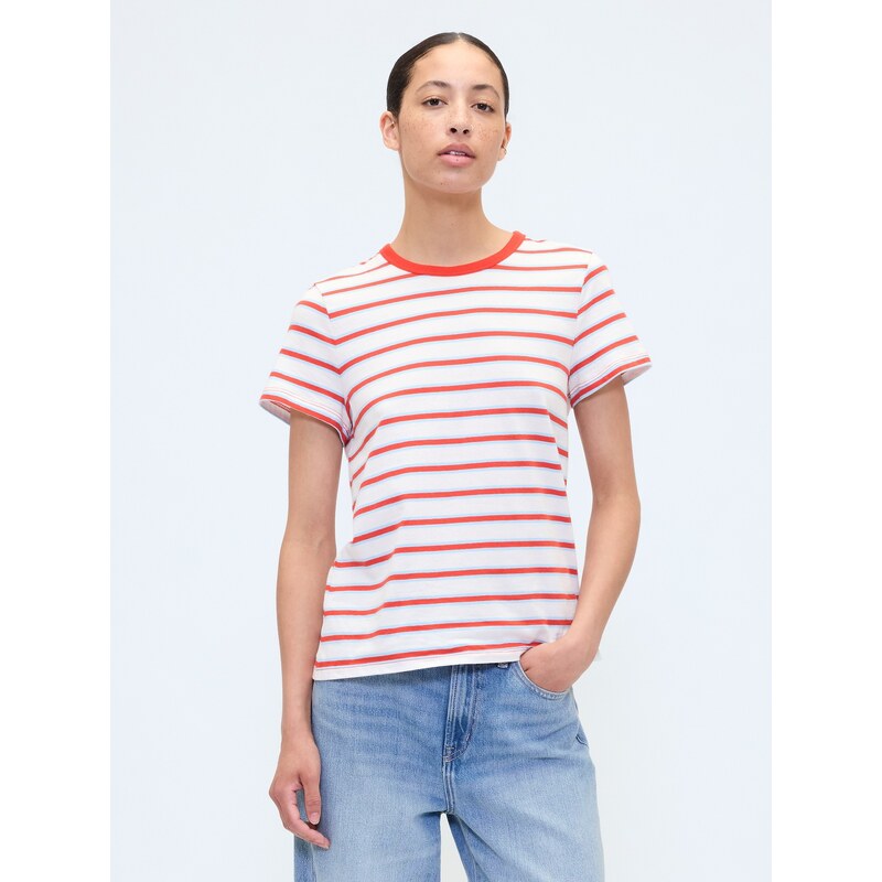 GAP Dámske Bavlnené tričko Americana 781803-00 66265794