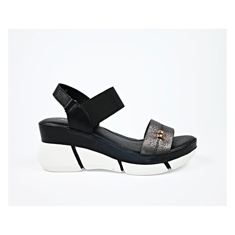 Dámske sandále Mat Star 006 - Black 63915852