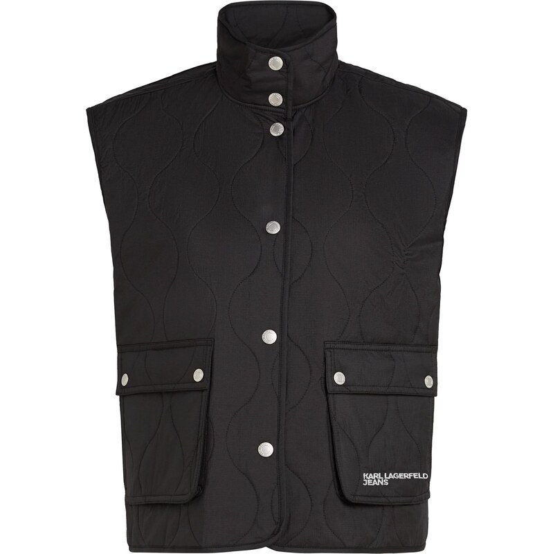 KARL LAGERFELD JEANS Vesta čierna / biela 63919487
