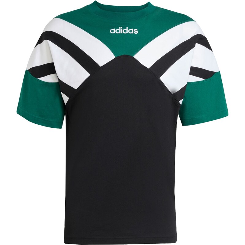 ADIDAS ORIGINALS Tričko Archive Cutline tmavozelená / čierna / biela 63919719