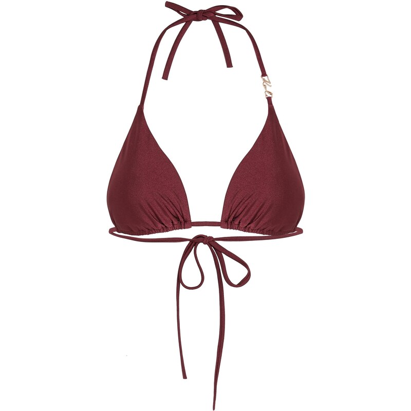 Karl Lagerfeld Bikinový top bordová 64284331