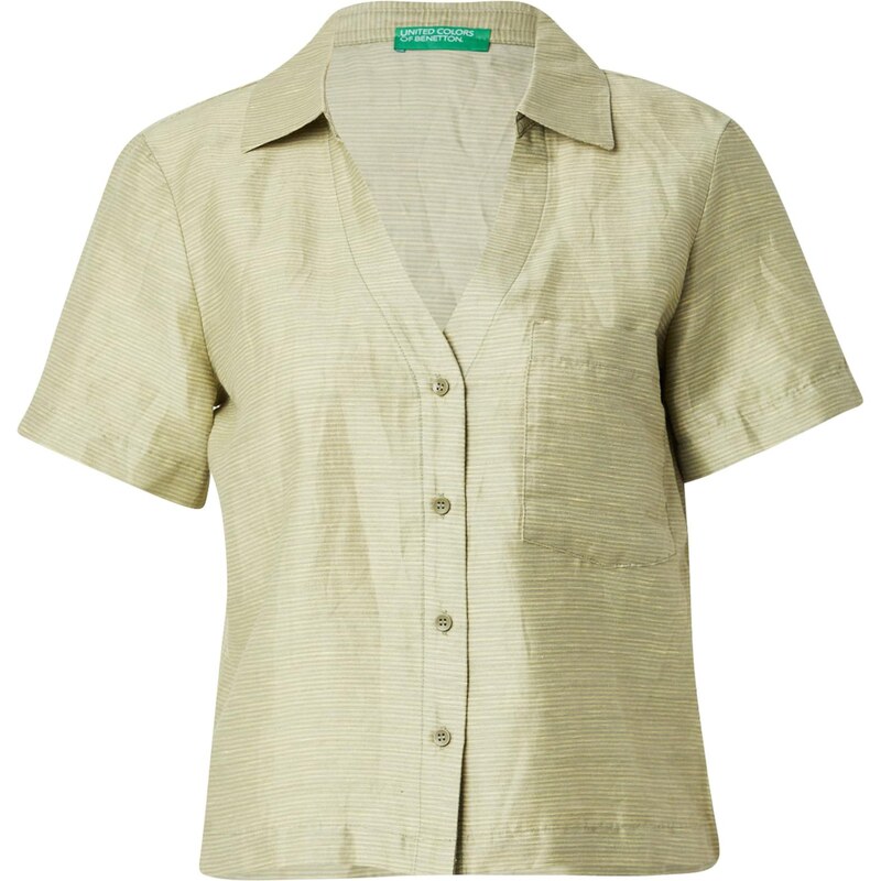 UNITED COLORS OF BENETTON Blúzka olivová / jablková 64071992