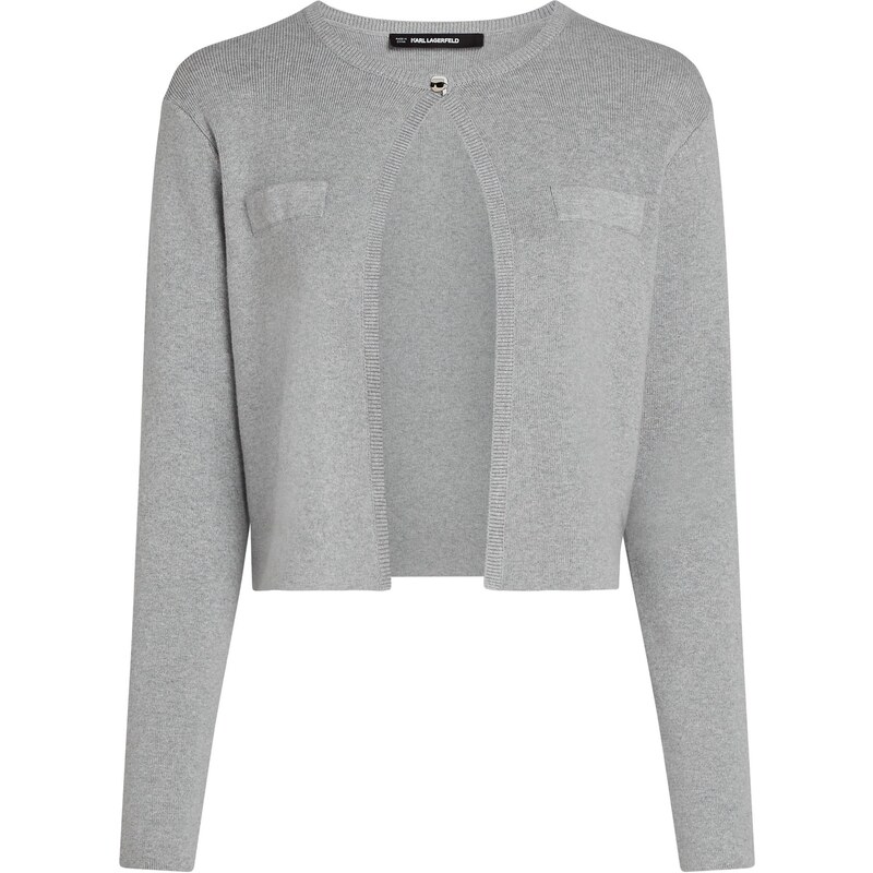 Karl Lagerfeld Kardigán sivá 63919451