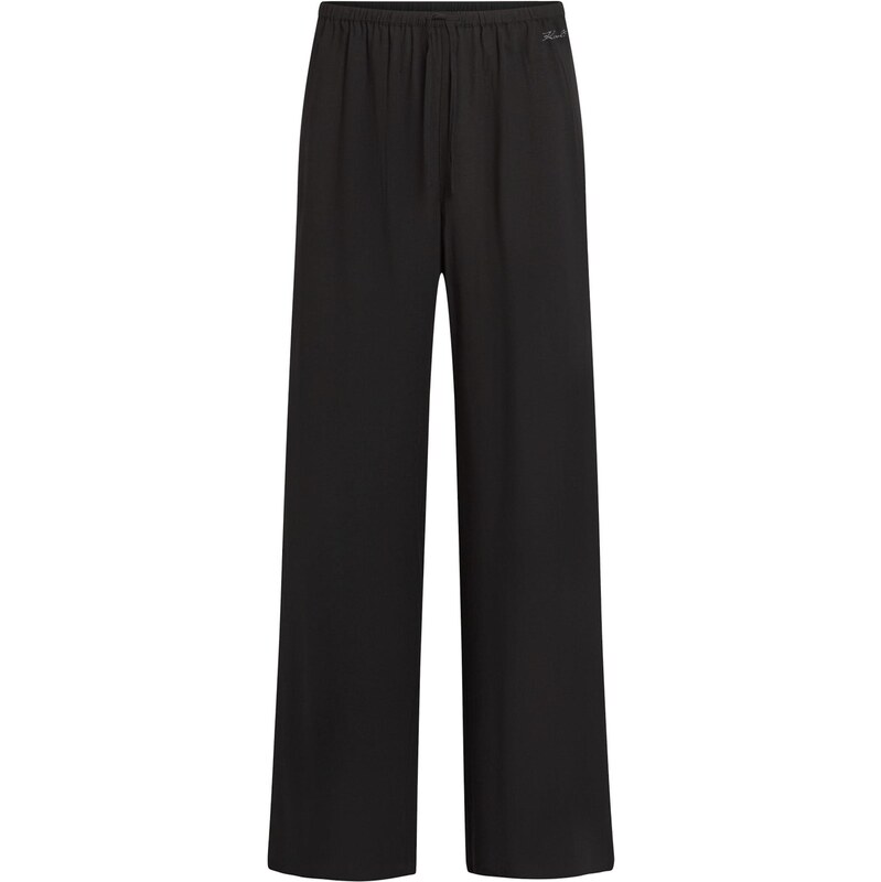 Karl Lagerfeld Nohavice čierna / strieborná 64146449