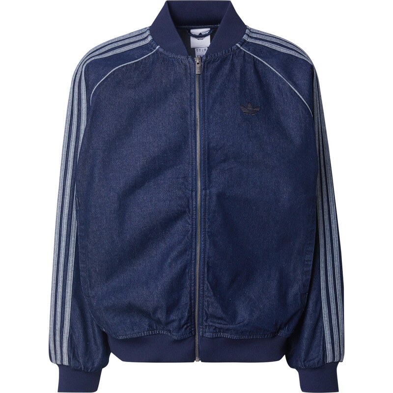 ADIDAS ORIGINALS Prechodná bunda SST Adicolor modrá denim / 67334883