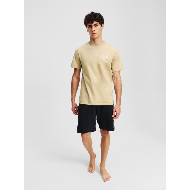 Karl Lagerfeld Pyžamové nohavice čierna