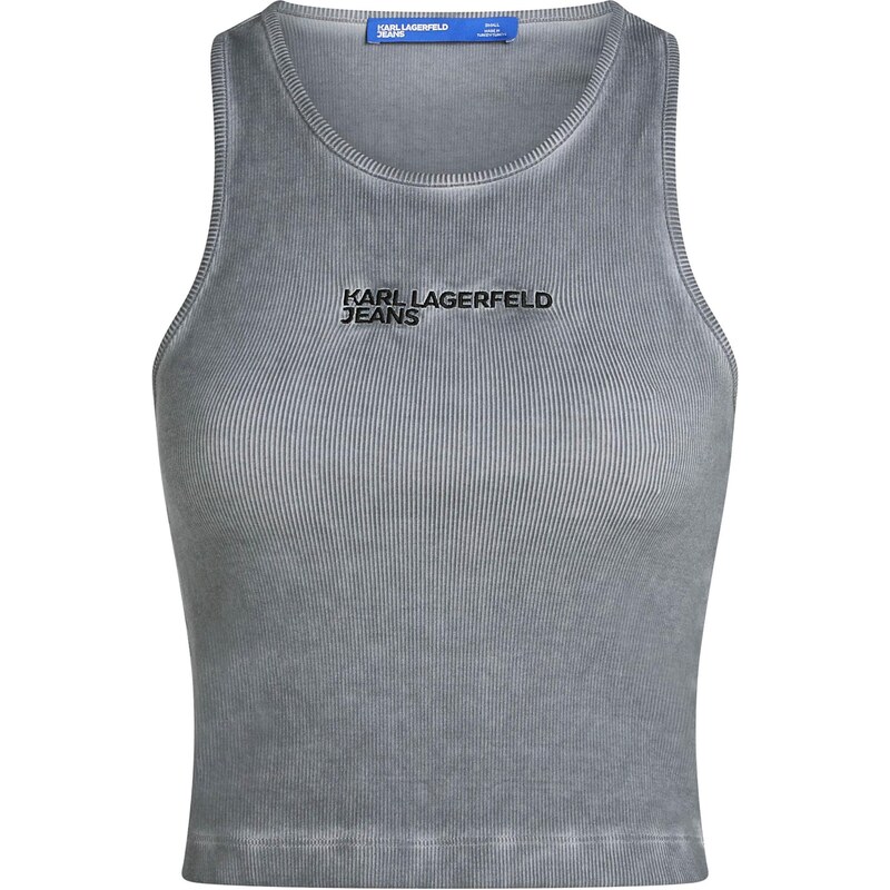 KARL LAGERFELD JEANS Top sivá / čierna 64528557