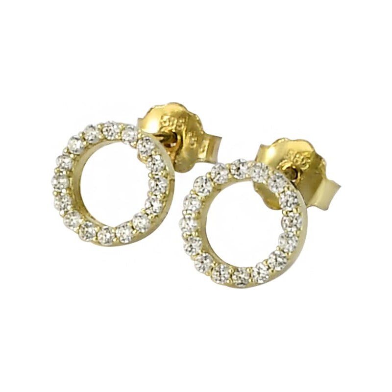 Zlaté náušnice Glare 372 63932029