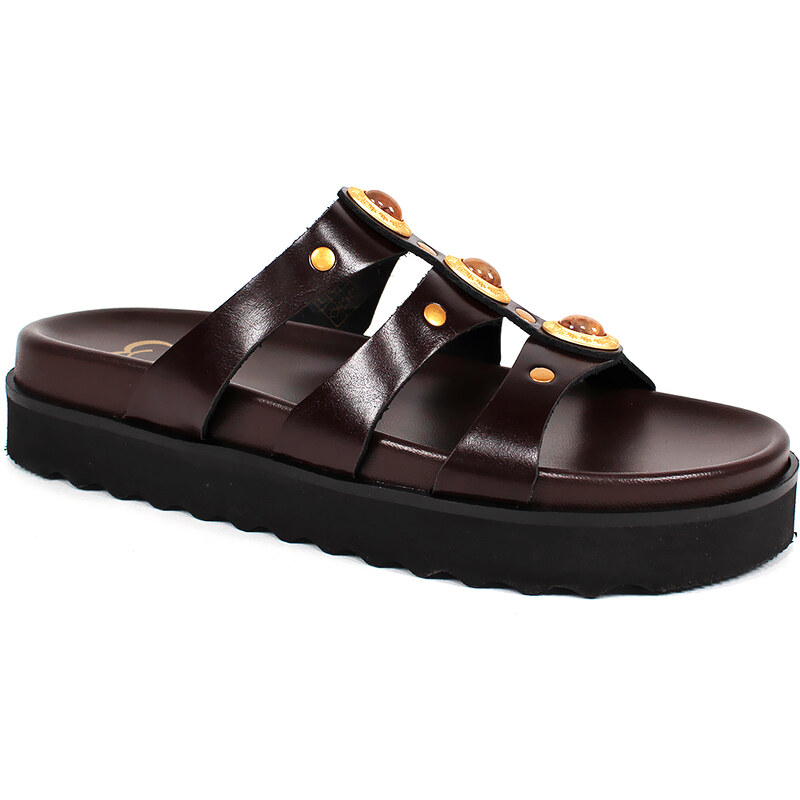 Secretshoes Kožené šľapky 63932087