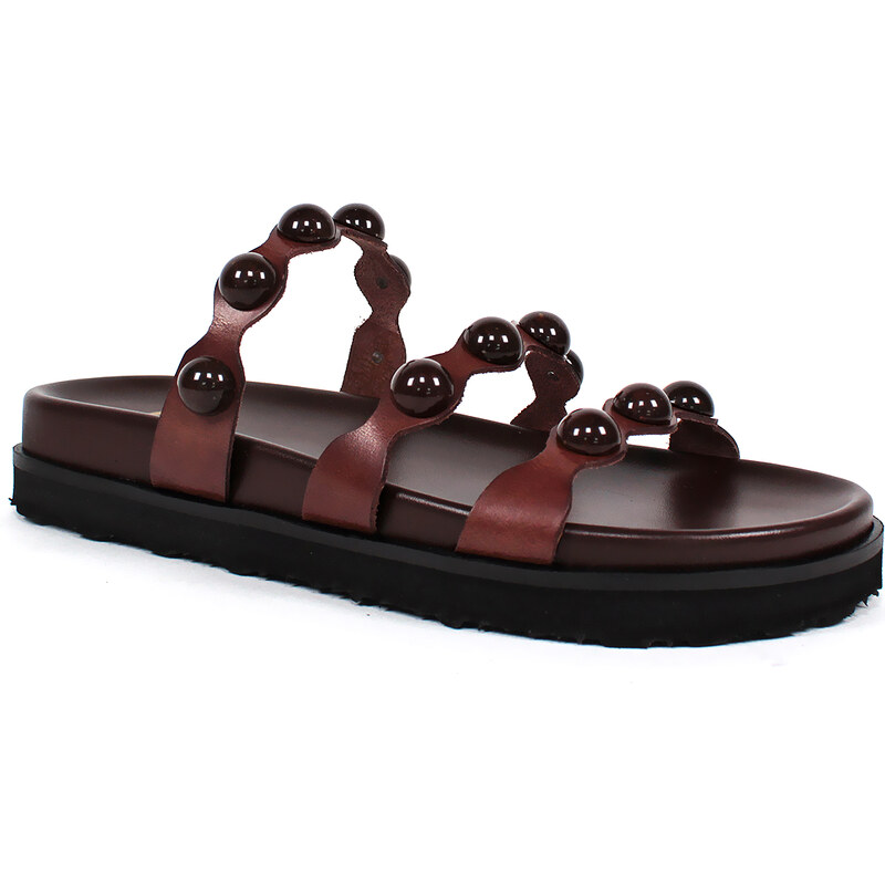 Secretshoes Kožené šľapky 63932089