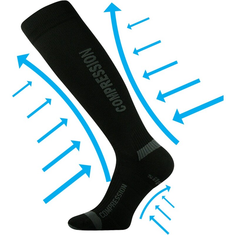 SIGNAL kompresné podkolienky VoXX Čierna / Čierna 35-38 1 pár 26459105