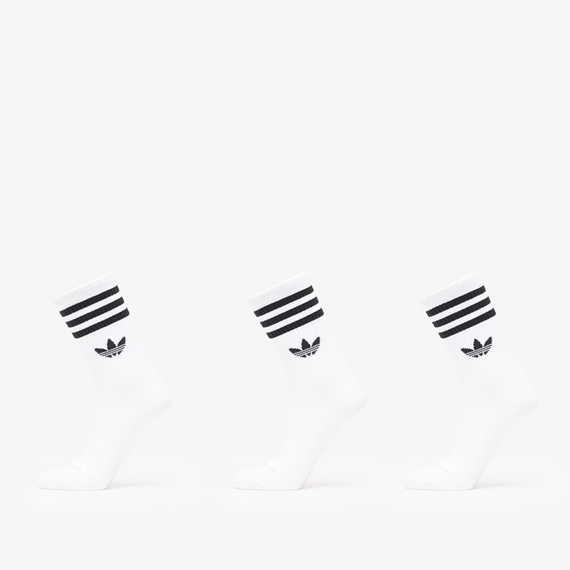 adidas Originals adidas 3 Stripes Crew Socks 3-Pack White/ White/ 63935708