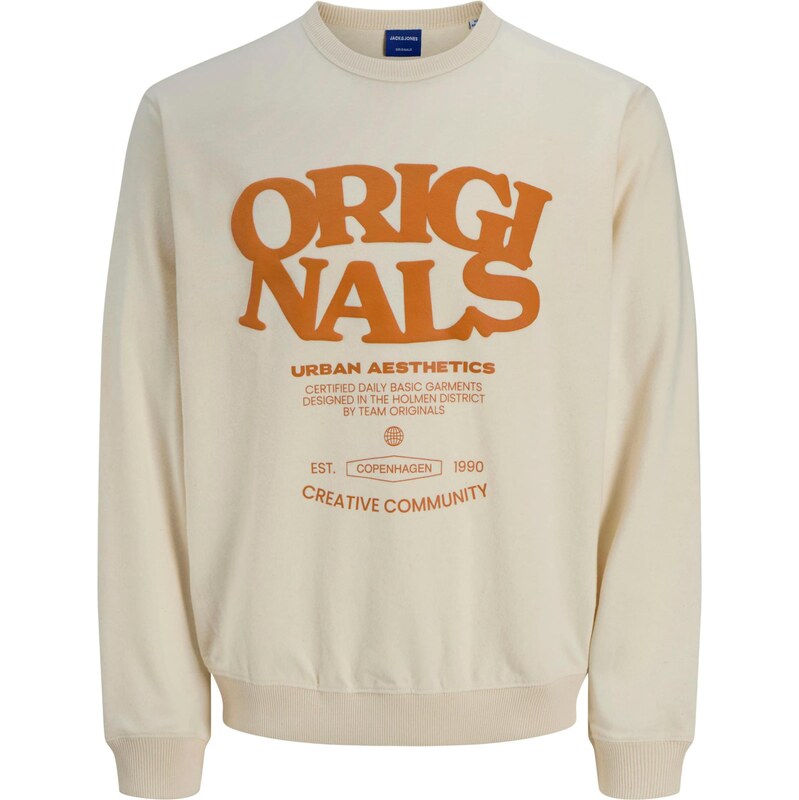 Jack & Jones Junior Mikina piesková / oranžová 63940814