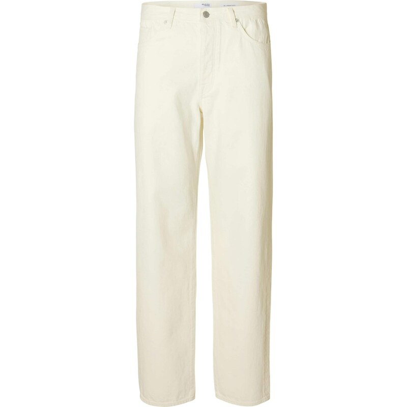 SELECTED Džínsy SLH196 SCOTT prírodná biela 63973759