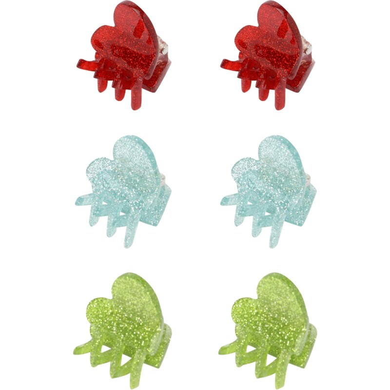 SUI AVA Bižutéria do vlasov opálová / svetlozelená / karmínovo červená 66056966