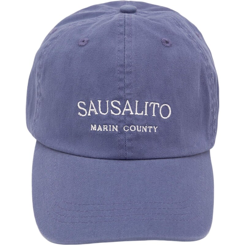 Pull&Bear Čiapka modrá / biela 65880122