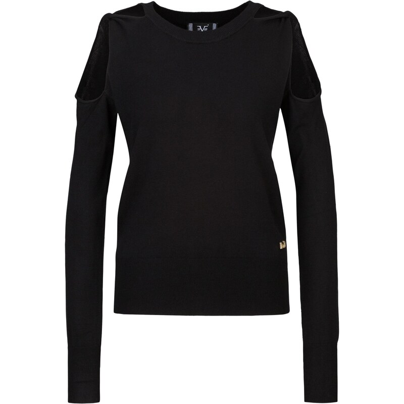 19V69 ITALIA Sveter Aloisa čierna 65465348