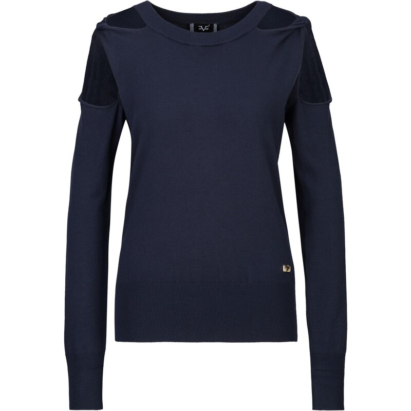 19V69 ITALIA Sveter Aloisa tmavomodrá 65536026