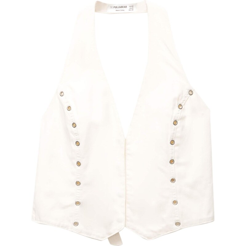 Pull&Bear Top krémová 65880111